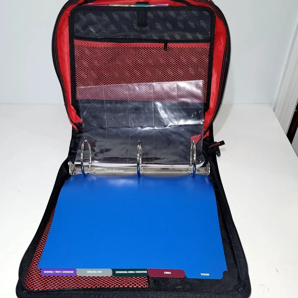 Case-it 3-Ring Zipper Binder with 3